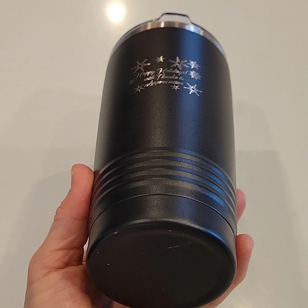 Free With Purchase New 16 Ounce Black To Go Mug